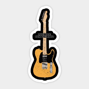 Merle Haggard Telecaster Sticker